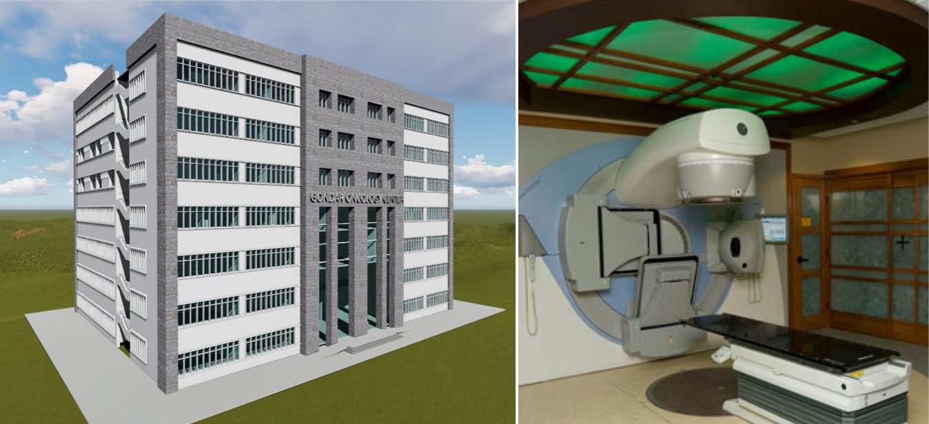 Architectural plan of building of Gondar oncology center